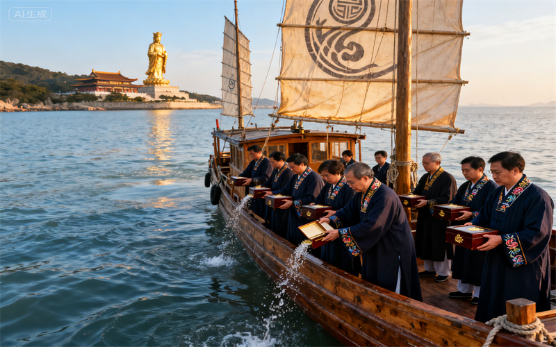 天津南疆码头一对一海葬纪实｜完成外婆最后的海上追思